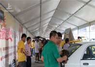 6x42M Outdoor UV Resistant Hard Pressed Extruded Aluminum Car Exhibition Tent