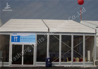 Portable 8X12M Outdoor Event Tent , Transparent Glass Wall Sport Event Tents