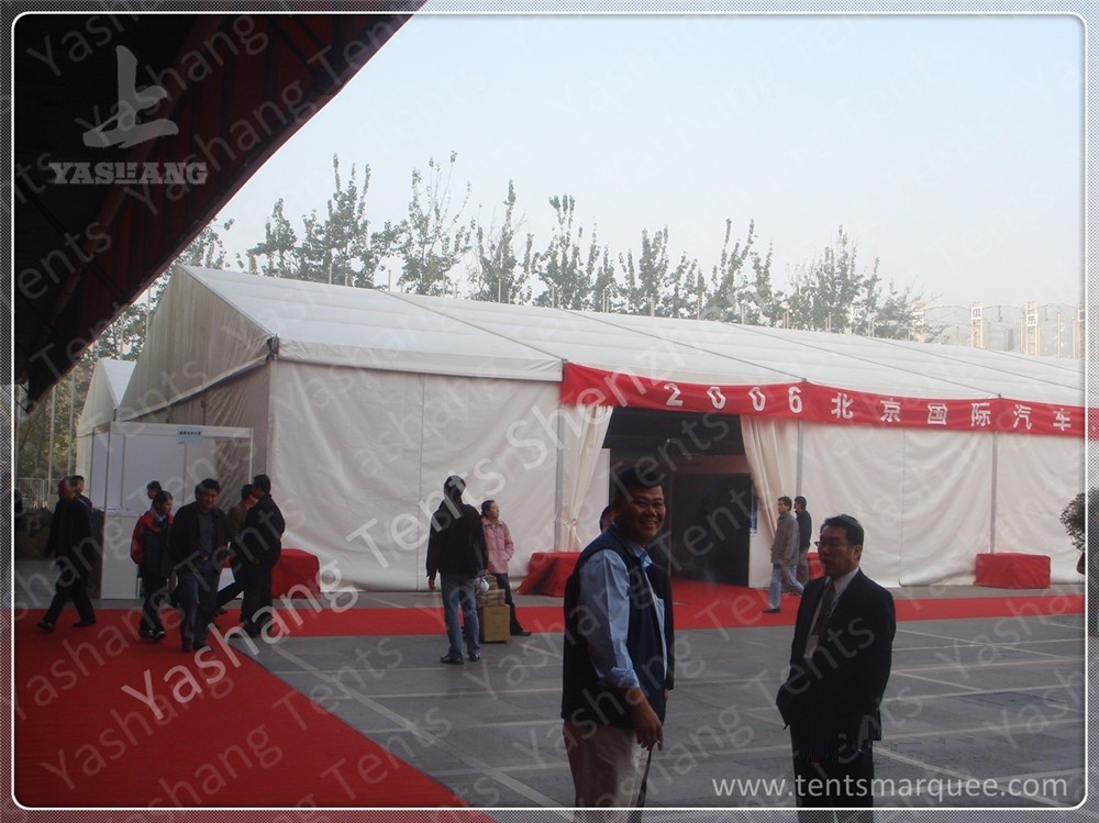Outdoor Exhibition 20X30 Tent Rental Clear Span Marquee Fabric Covered Structures