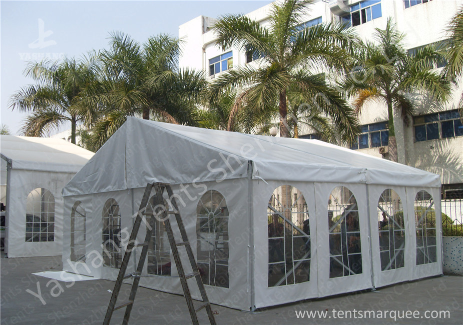 Transparent Soft PVC Windows Fabric Tent Structures with 10m by 10m